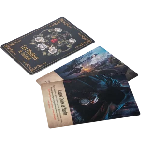 Des cartes du jeu d'enquête immersif : les mystères de Thornfield.